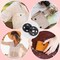 90 Set Plastic Snap Fasteners Buttons Invisible Sewing On Snap Buttons Kit, 10mm Fasteners for Bibs Diapers Crafts Shirts Clothing, Clear